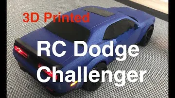 3D printed RC Dodge Challenger
