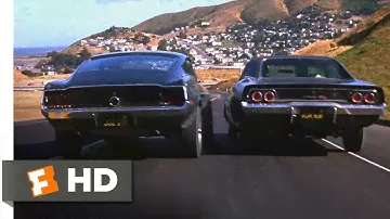 Bullitt (1968) - Ford Mustang vs. Dodge Charger Scene (5/10) | Movieclips