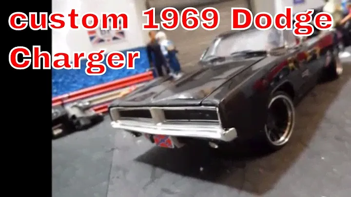 Custom 1969 Dodge Charger dukes of hazard 1/18 model