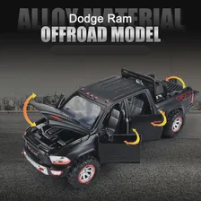 1:32 Dodge RAM TRX Пикап Из сплава, Модель автомобиля, Изготовленная на заказ, Игрушечные внедорожники, Модель автомобиля, Имитация Звука и света, Детская Игрушка в Подарок
