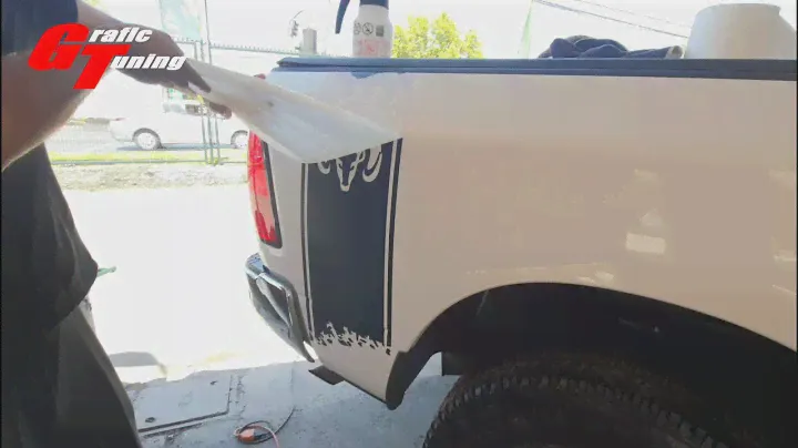 franjas pick up Dodge Ram | Grafic Tuning