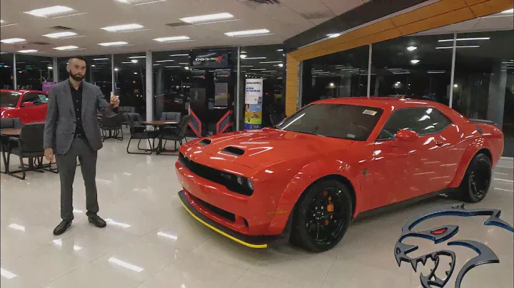 2023 LAST CALL Dodge Challenger Hellcat Jailbreak Redeye Widebody 807hp Go Mango orange & EXHAUST