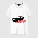 Мужская Футболка Dodge challenger srt (хлопок)