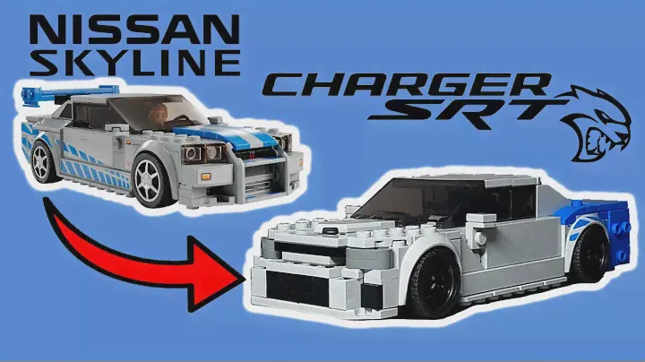 76917 Dodge Charger SRT - Lego Speed Champions Alternative MOC Tutorial