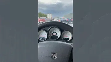 Средняя скорость в пробке. Dodge Caliber.