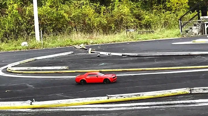 Primal RC Prototype Dodge Challenger Running Laps at Wagner Park