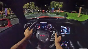 2022 Dodge Challenger SRT Jailbreak POV Night Drive  (3D Audio)(ASMR)