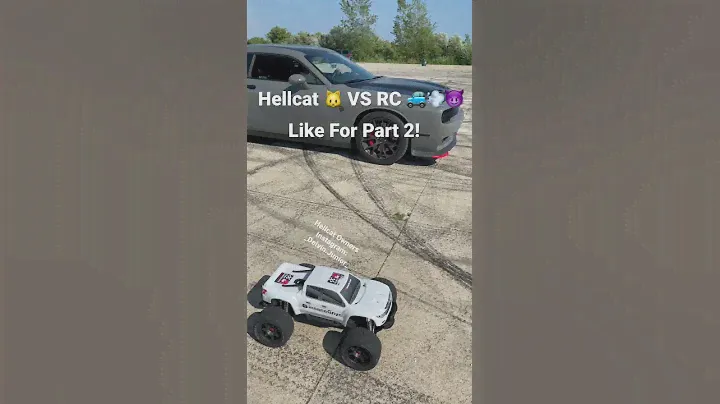 Dodge Challenger Hellcat VS RC Car