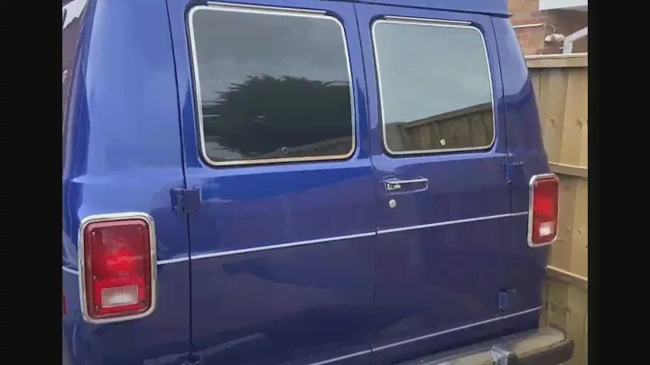 Dodge Ram Van B250 1991 Pop Out Windows Factory Tinted VS Non Factory // Заводская Тонировка