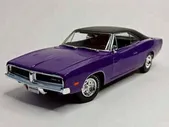 DODGE CHARGER R/T 1969 PLUM CRAZY 1:18 MAISTO*