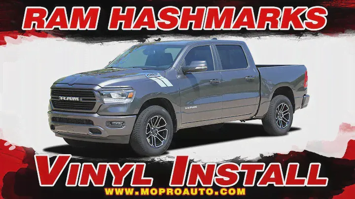 2019 2020 Dodge Ram Stripes   Ram HASHMARKS Decals   Vinyl Graphics Installation of Dodge Ram Vinyl